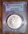 2023 Morgan Silver Dollar $1 US Mint BU Coin .999 PCGS MS70 (736)