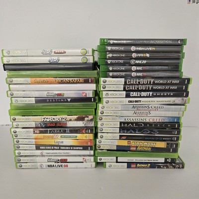 Microsoft Xbox 360 + Xbox One Mega Lot Of 40 Games Bundle - UNTESTED -