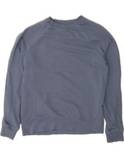 COS Womens Oversized Sweatshirt Jumper UK 6 XS Blue Cotton CR86