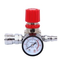 14 Npt Air Compressor Pressure Regulator Valve Gauge 0-180 Psi For Spray Gun