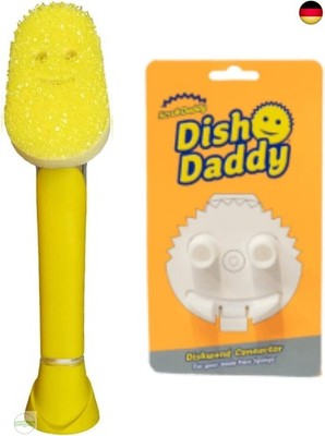 Scrub Daddy Dish Daddy Spülstab und Verbindungskopf, Seifenspenderbürste, T