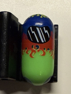 VINTAGE RETIRED SPIN MASTER 2003 MIGHTY BEANZ SERIES 1 BEAN THE #25 STUNT BEAN