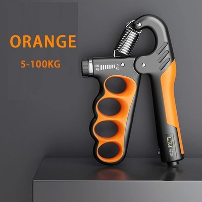 Handtrainer Unterarmtrainer mit Zählfunktion 5-100KG Verstellbarer Fingertrainer