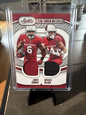 2024 Panini Absolute - Team Tandem Materials James Conner, Michael Wilson /199