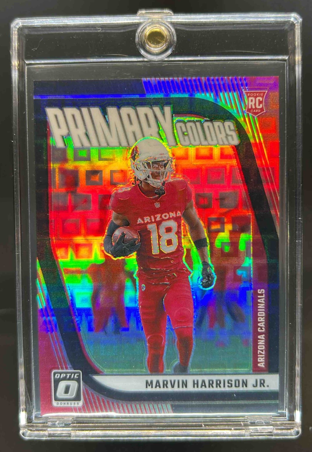 2024 Donruss Optic Marvin Harrison Jr. Rookie Primary Colors Black Pandora #3/25