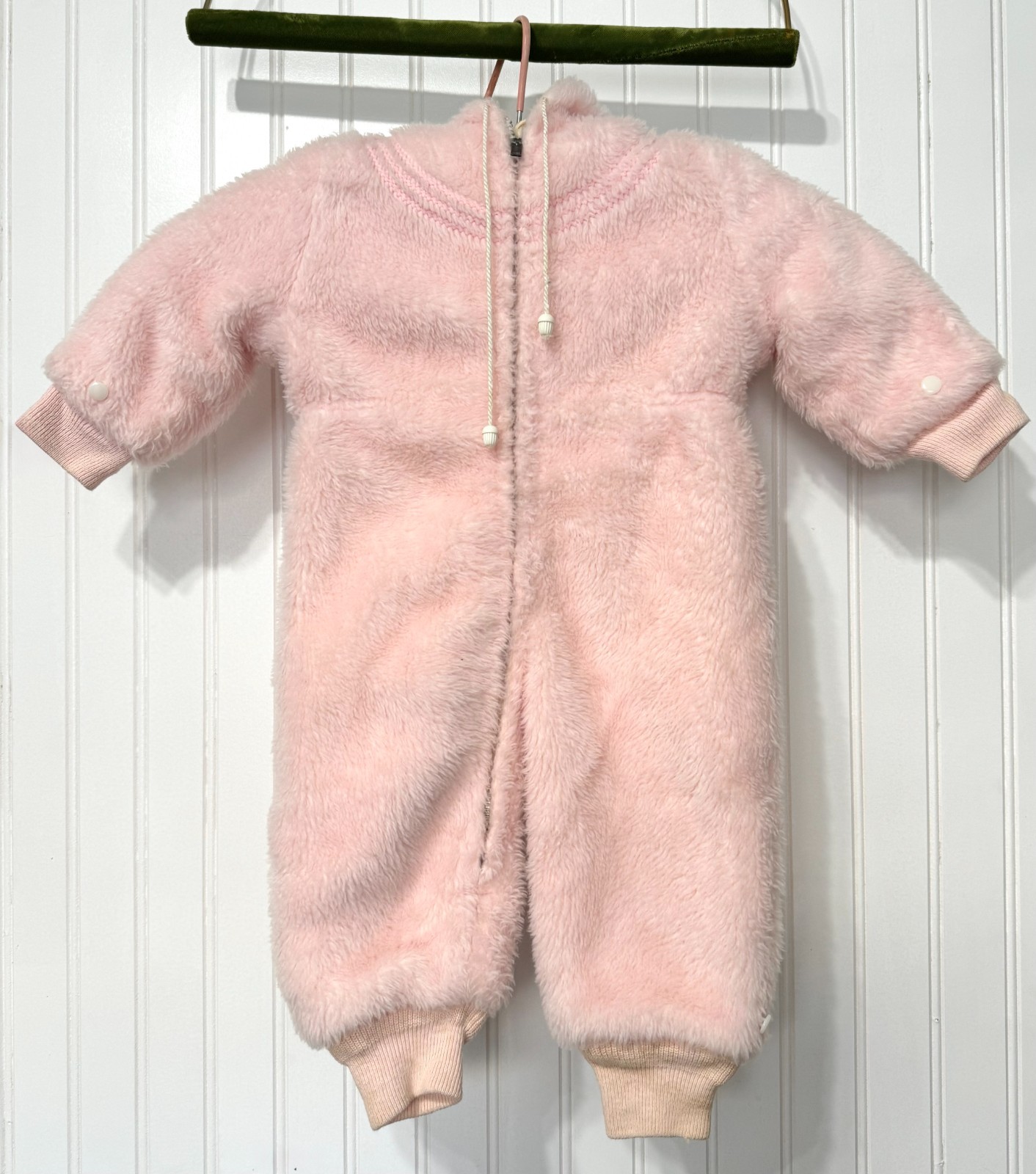 VTG 1950s Snoveralls by Kute Kiddies Pink Bunny Snow Suit Costume