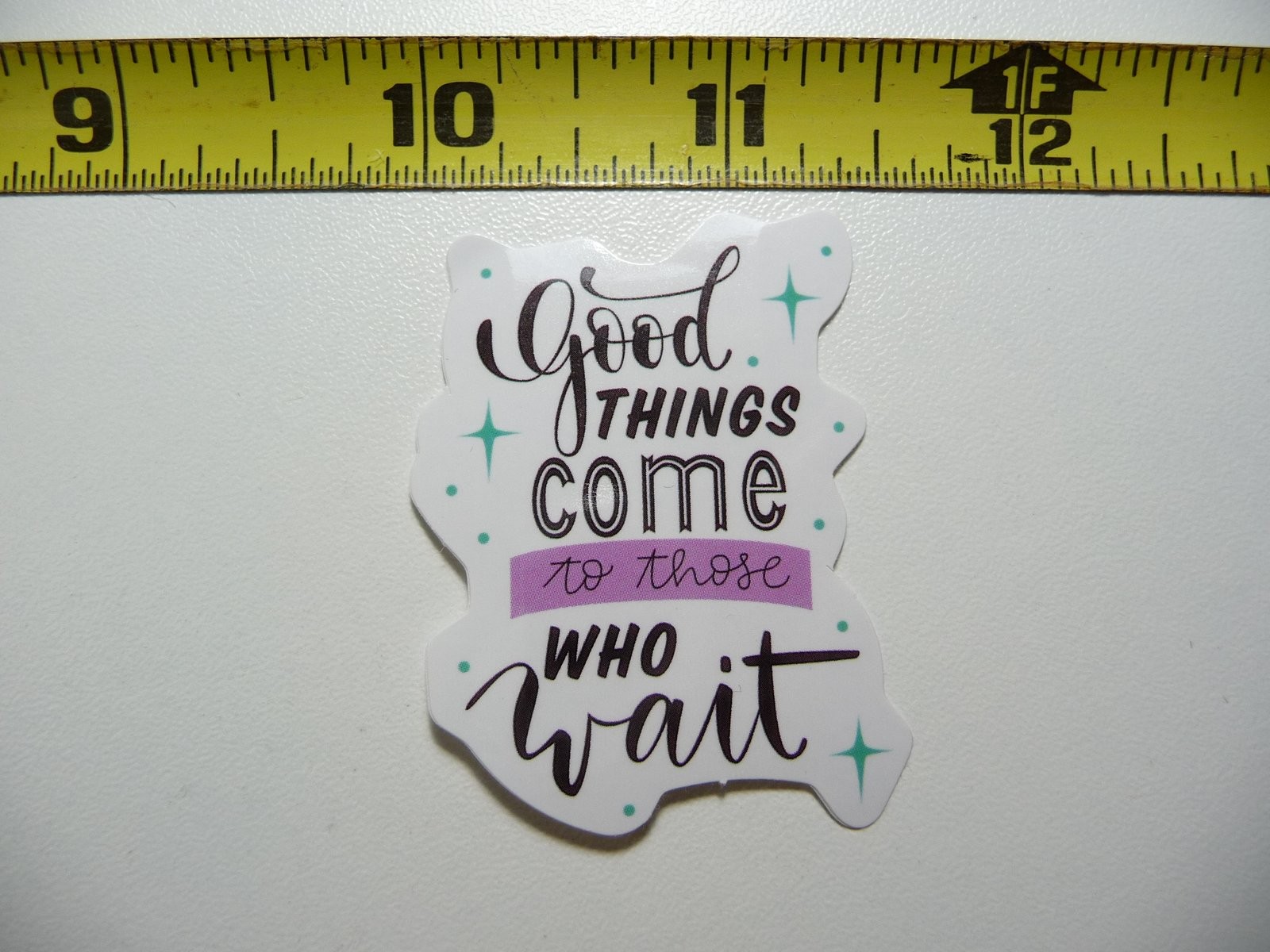 Patience Pays Off Motivational Decal Sticker for Inspiration