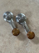Vintage 1967-1972 Gm Chevrolet Interior Window Crank Handle Chrome Set