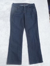 JAG Womens Jeans Size 16 Tall Long Dark Denim Decorative Pockets 34" inseam