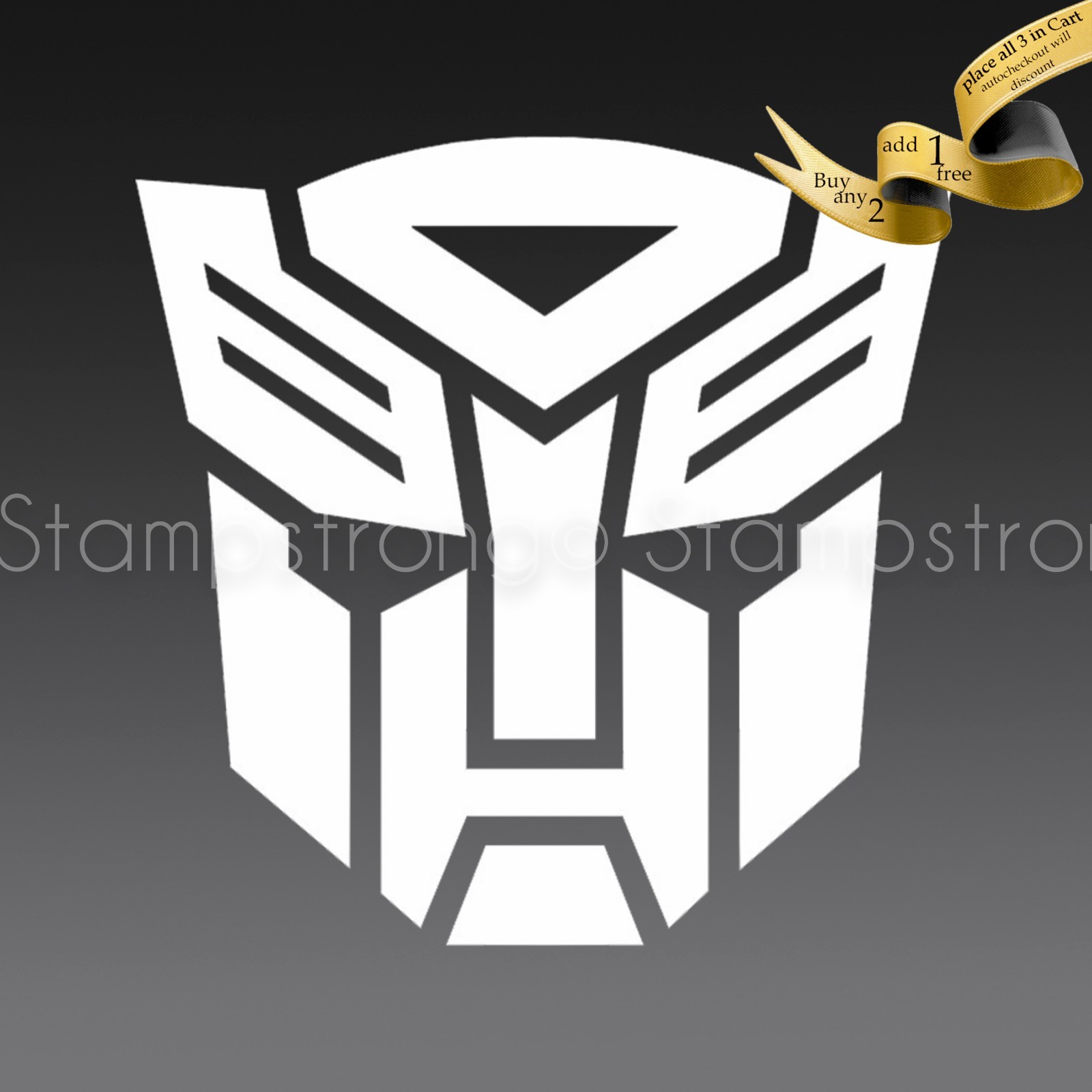 3 Inch Transformers AUTOBOT Vinyl Decal Sticker Die Cut 092 eBay