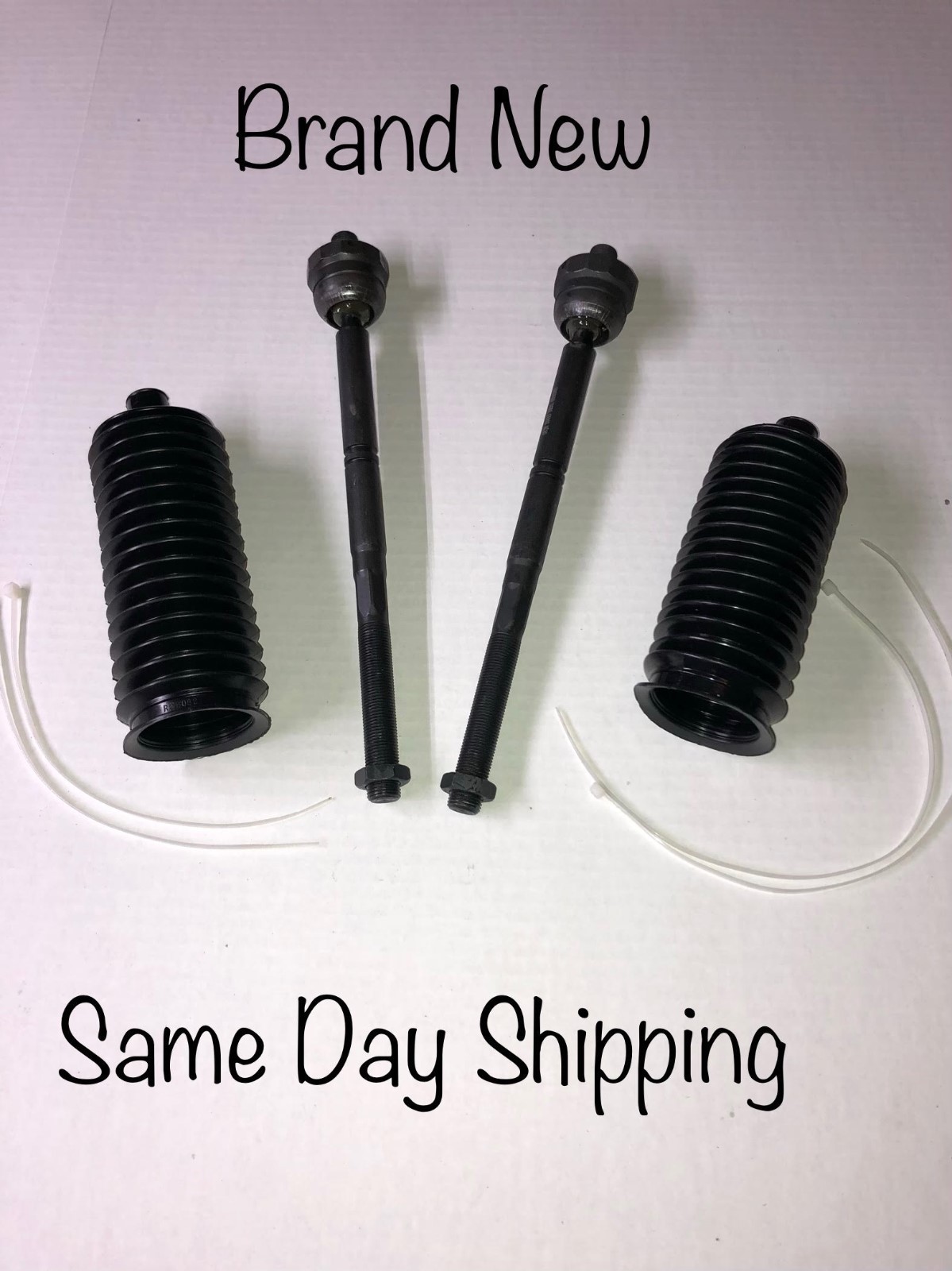 OE Brand Inner Tie Rod Set With Boots For Mazda Miata MX-5 1990-1997 - 4 Piece Kit (Left & Right)