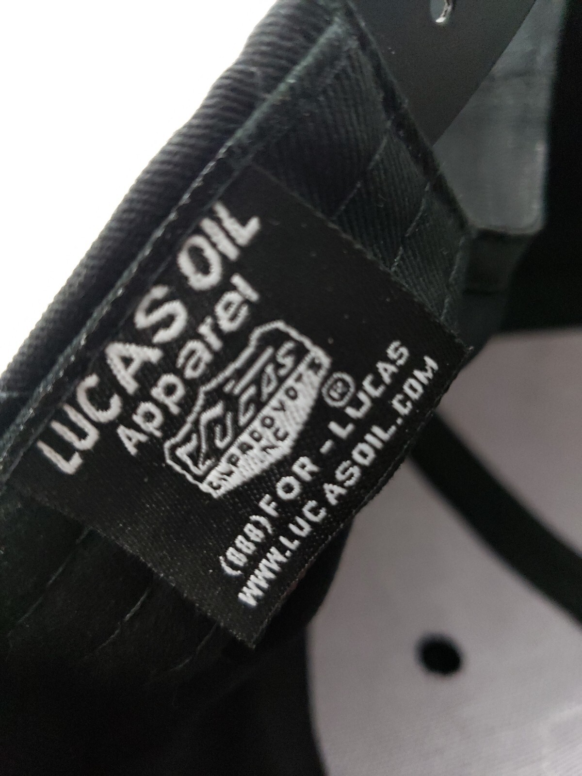 Lucas Oil Rubber Patch Hat snapback Script Logo P… - image 7