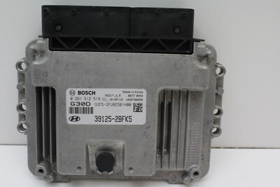 16 17 Hyundai Veloster 39125-2BFK5 Computer Brain Engine Control ECU ECM Module