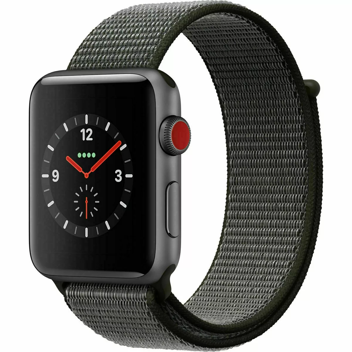 Apple Watch Series 3 42mm Space Gray Aluminium Case with Dark