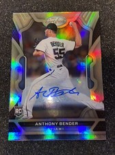 2022 Panini Chronicles Certified Anthony Bender Auto!!!