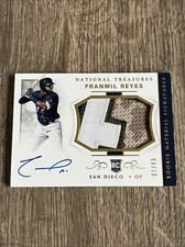 2018 National Treasures FRANMIL REYES Rookie Material Signatures /49 #62 RC RPA