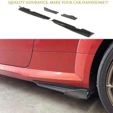 For Audi TT TTS RS 2016-2023 Dry Carbon Fiber Side Skirts Extension Spoiler Lip