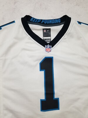 NEW Cam Newton #1 Carolina Panthers Jersey Nike NFL On Field Men