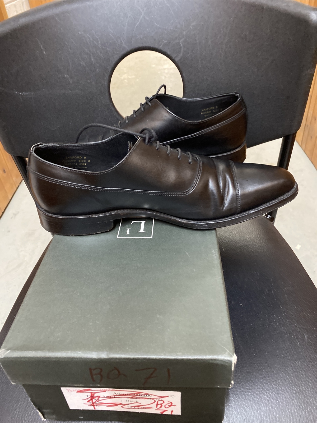 Loake Laxford 1880 classic mens Oxford shoes size 8 F eBay