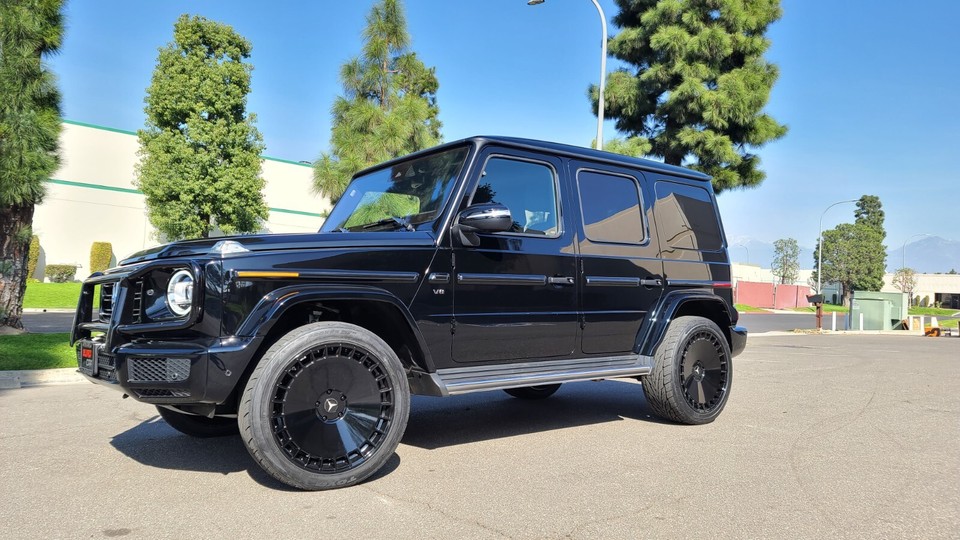 22 GLOSS BLK CONCAVE STAGGER RF30 WHEELS MERCEDES V297 EQS SEDAN 350 ...