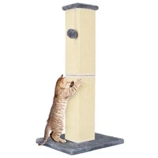 YULOYI Cat Scratching Post 32 Inch for Indoor Large Cats and Kitten Nature Sisal
