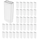 ☀LEGO 50x New 1x2x5 Transparent Bricks Trans-Clear Translucent Clear Brick Wall