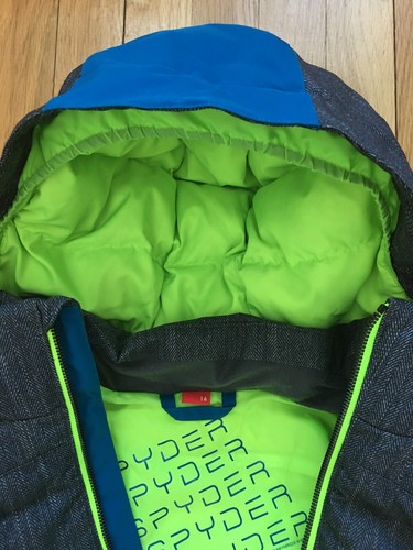 Spyder Kids Down Jacket Size 16 Excellent condition - Picture 3 of 4