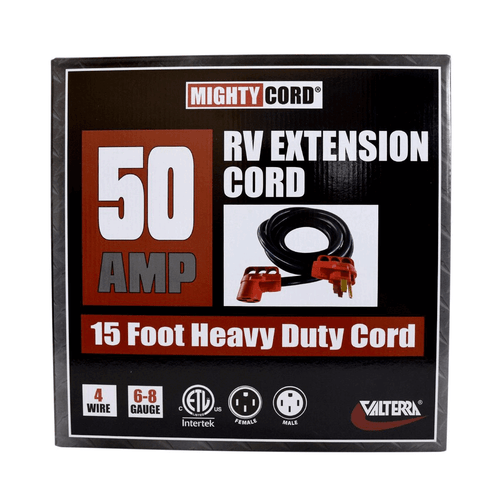 Valterra A10-5015EH 50A Mighty Cord 15' Extension Power Cord with Handle Grip - Picture 5 of 5