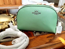 COACH Madi Leather Crossbody Bag Soft Green CR348 NEW🎀NWT❤️NIP🎁