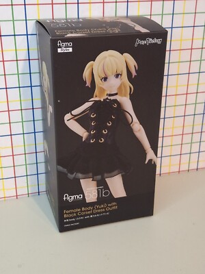 figma Female Body Yuki with Black Corset Dress 581/581b Figure NEW