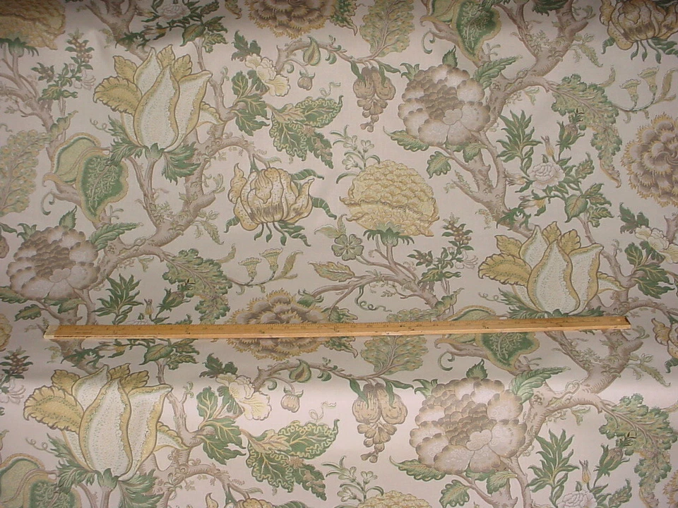 Tela de tapicería con estampado de lino jacobeo con estampado Darwen Lee Jofa 2013131 10-3/4 años Foto 2 de 4