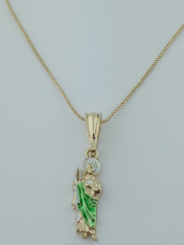 St Jude Pendant small Size Gold Plated 