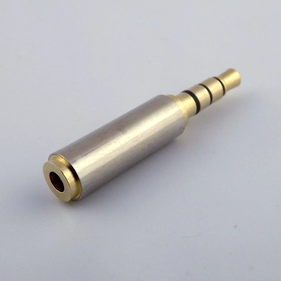 1x 3.5mm 1/8" Male Plug to 2.5mm Female Jack Audio Video Plug Adapter Converter - Image 2 of 4