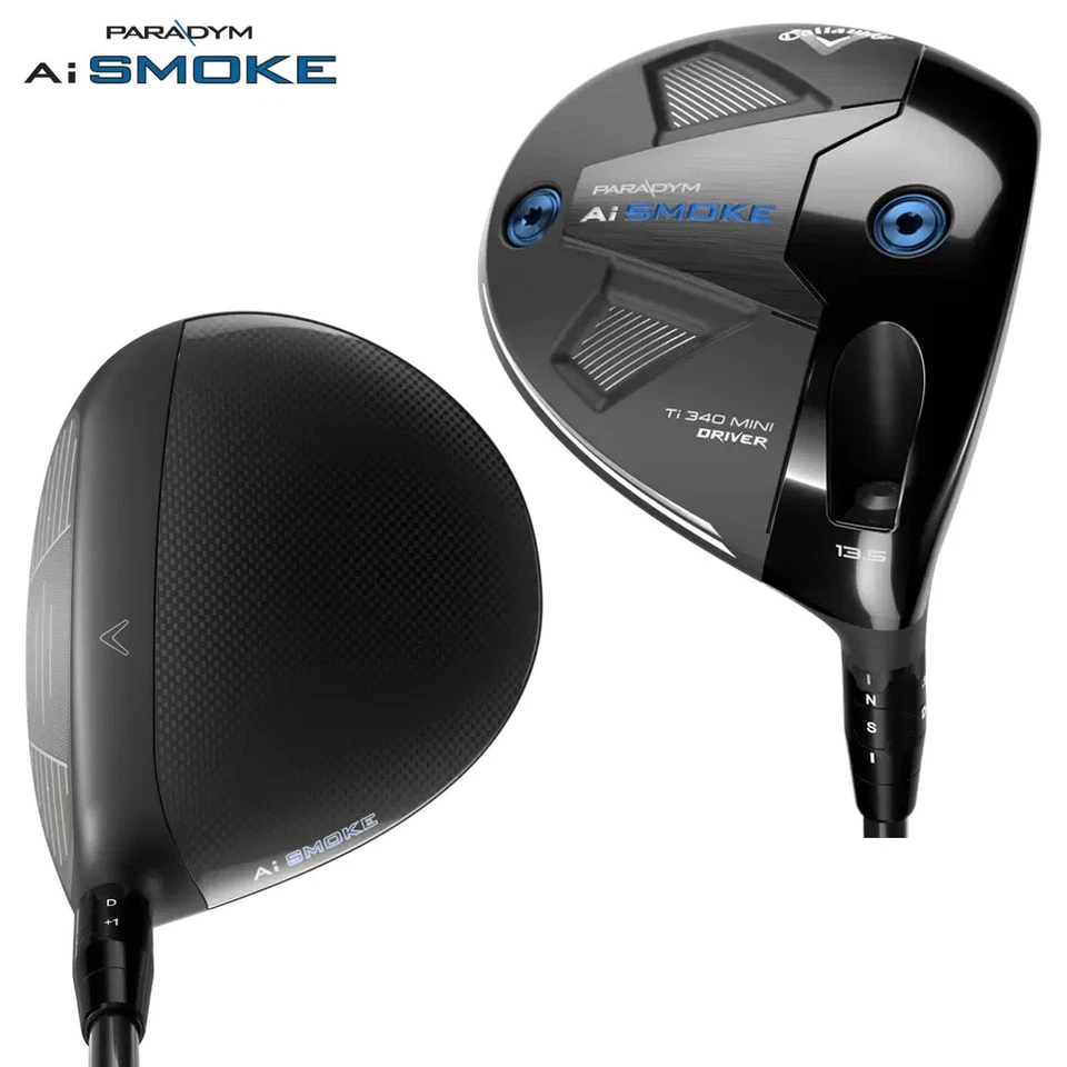 Callaway Ai SMOKE Ti 340 Mini Driver 13.5deg RH DENALI Blue graphite Flex Stiff - Image 2 of 4