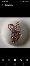 Pink Yellow & Purple Reins Shetland Size.Handwoven,Strong,custom made. Hi Viz