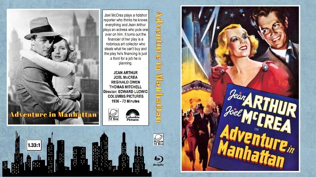 Adventure in Manhattan (1936) 1080P BLURAY FILM CLASSIC