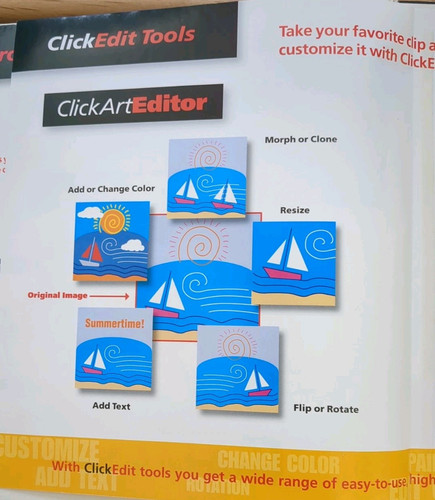ClicArt ClickEdit 4 In 1 Plus 50,000 ClipArt Images - Picture 7 of 10