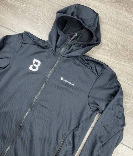 Montane Men’s Protium XT Hooded Fleece Full Zip Jacket Black Size Medium - product listing photo