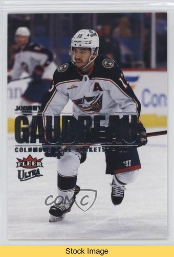 2023 Fleer Ultra Johnny Gaudreau [Orange Foil] #50 card