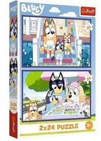 Trefl Bluey Puzzle 2X24 Teile FüR Kinder