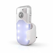 Plug-In LED Night Light Or Motion Sensor Lamp Auto Power Cut Detection Xtralite