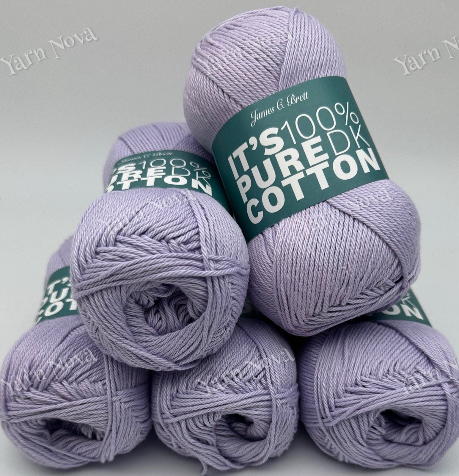 James C Brett Lilac It’s Pure Cotton Yarn 100G - Image 3