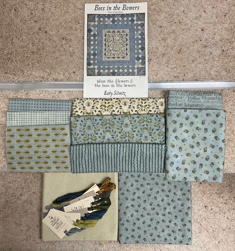 Kathy Schmitz Bees in the Bowers Quilt Kit - Image 2 of 4
