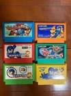 Rockman 1–6 Famicom Game Lot Set Tested Japan Capcom Mega Man FC NES JP