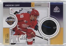 2024 SP Game Used 2023 Global Series Sweden Puck Relics Andrew Copp #GSP-AC i9o