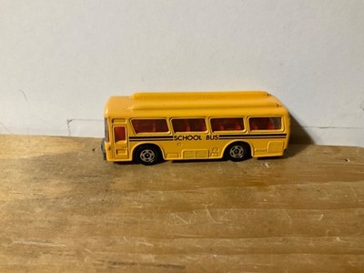 Vintage Tomica Fuso Hato Bus it is a School bus color is yellow & black sc 1/147
