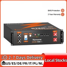 LiFePO4 Server Rack Battery 48V 100AH With 100A BMS Bluetooth Portable For Vans