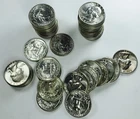 MIXED DATE WASHINGTON QUARTER LOT! 55 TOTAL PIECES! GEM BU+++! WOW! NR #P1825