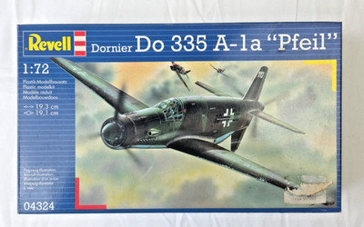 Revell 04324 1:72 Dornier Do 335 A-1a Pfeil vintage 2000 -039-