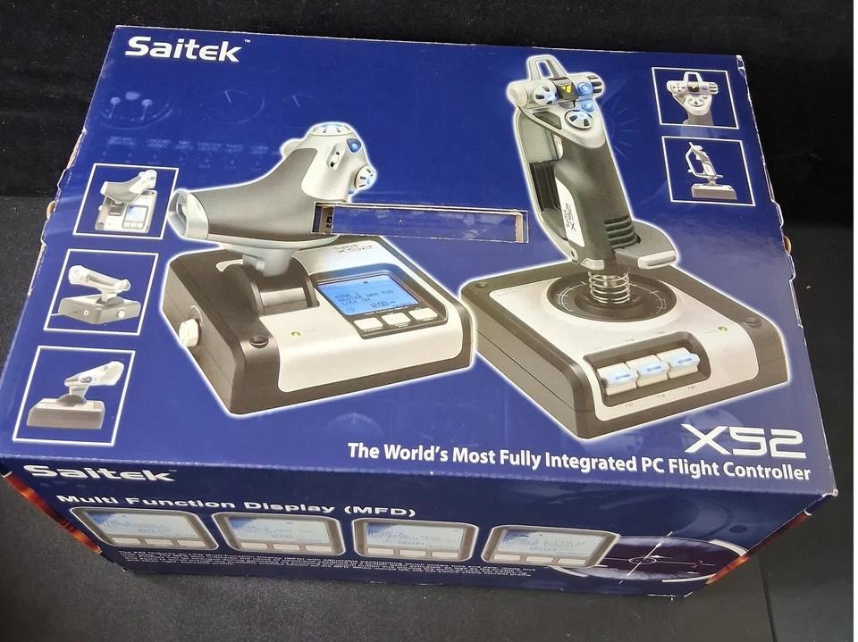Saitek X52 Flight Control System PC Gaming Controller - #1008 - Image 4 of 4